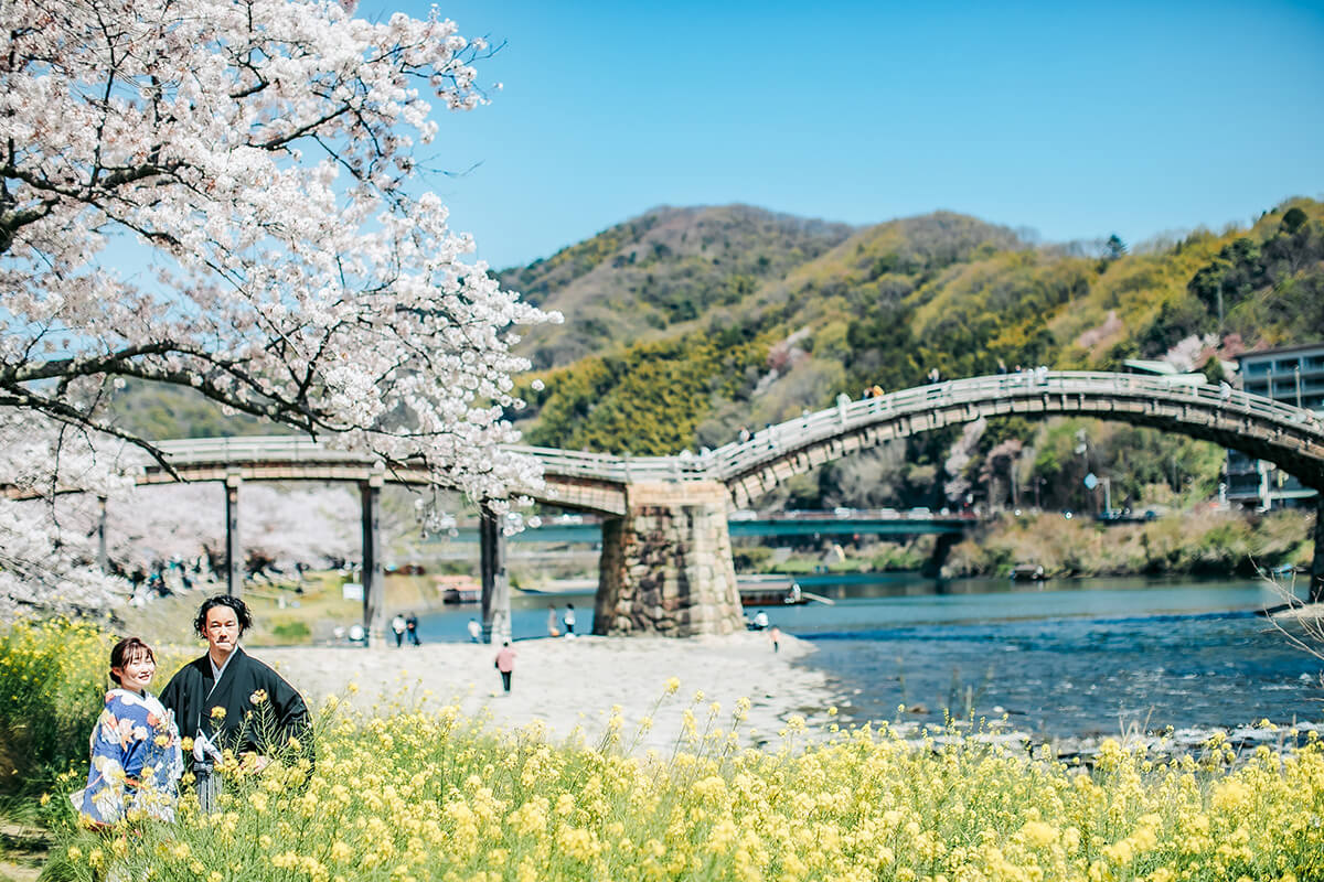 錦帶橋/外景地[廣島/日本]