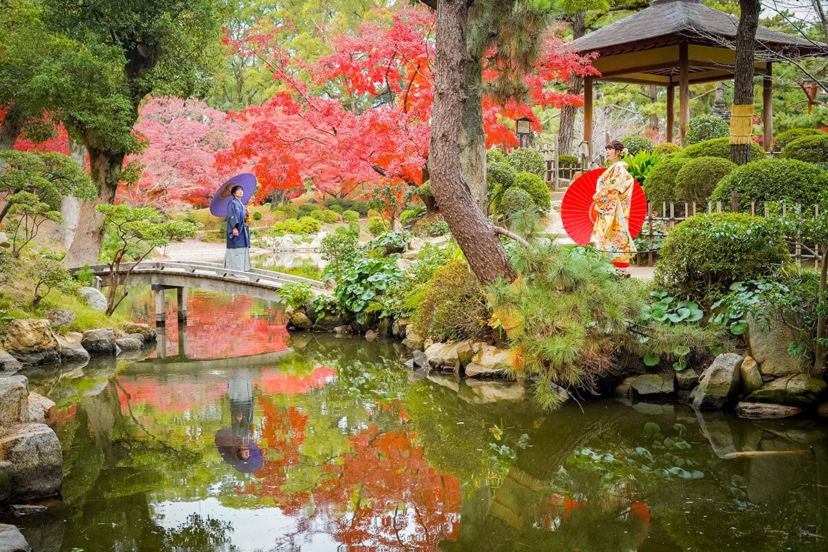 縮景園/外景地[廣島/日本]