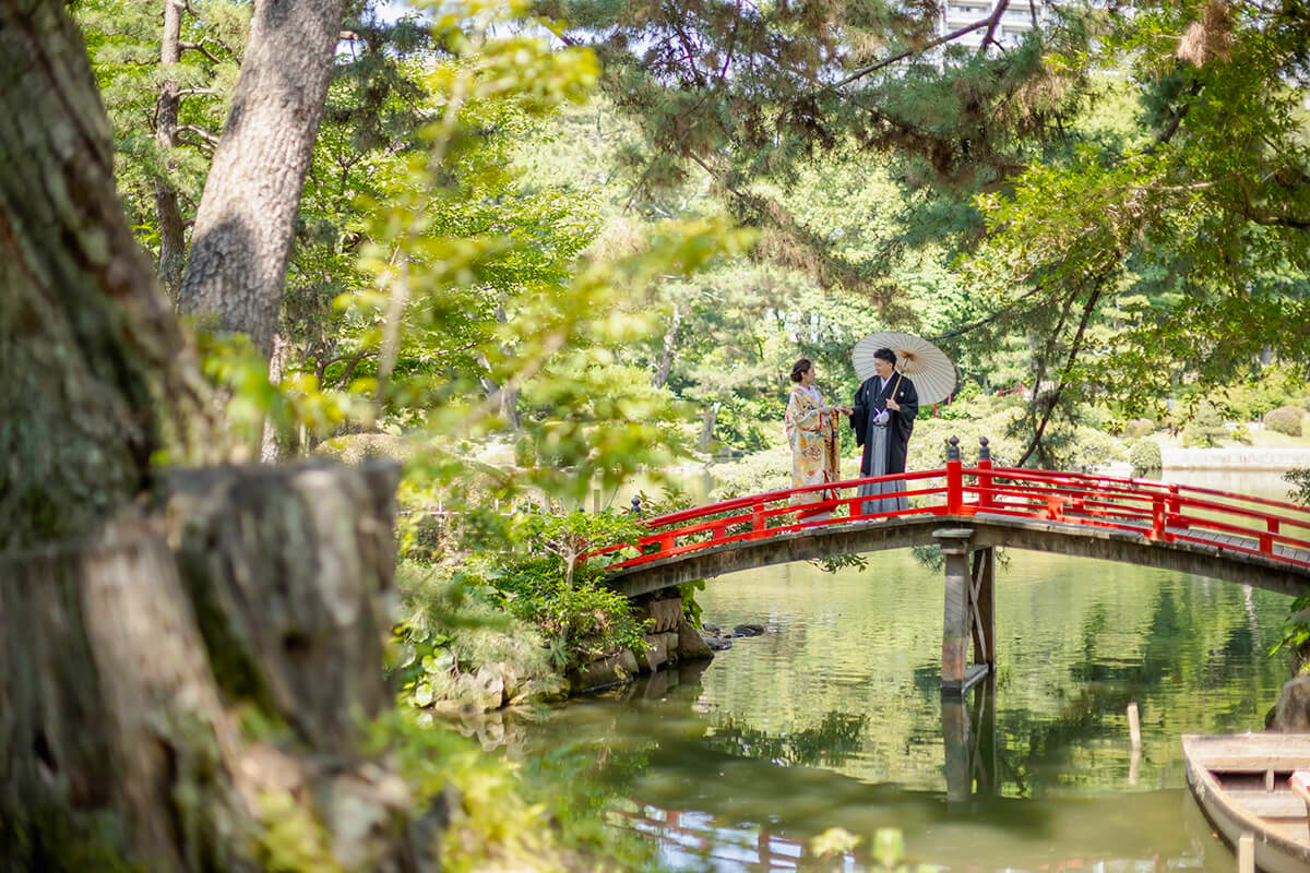 縮景園/外景地[廣島/日本]