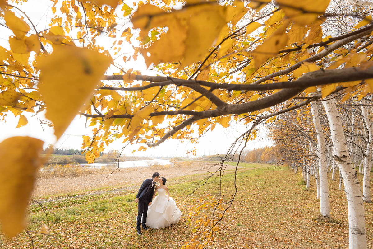 Moere沼公園/外景地-北海道婚紗攝影[在日本拍攝婚紗照][北海道/日本]