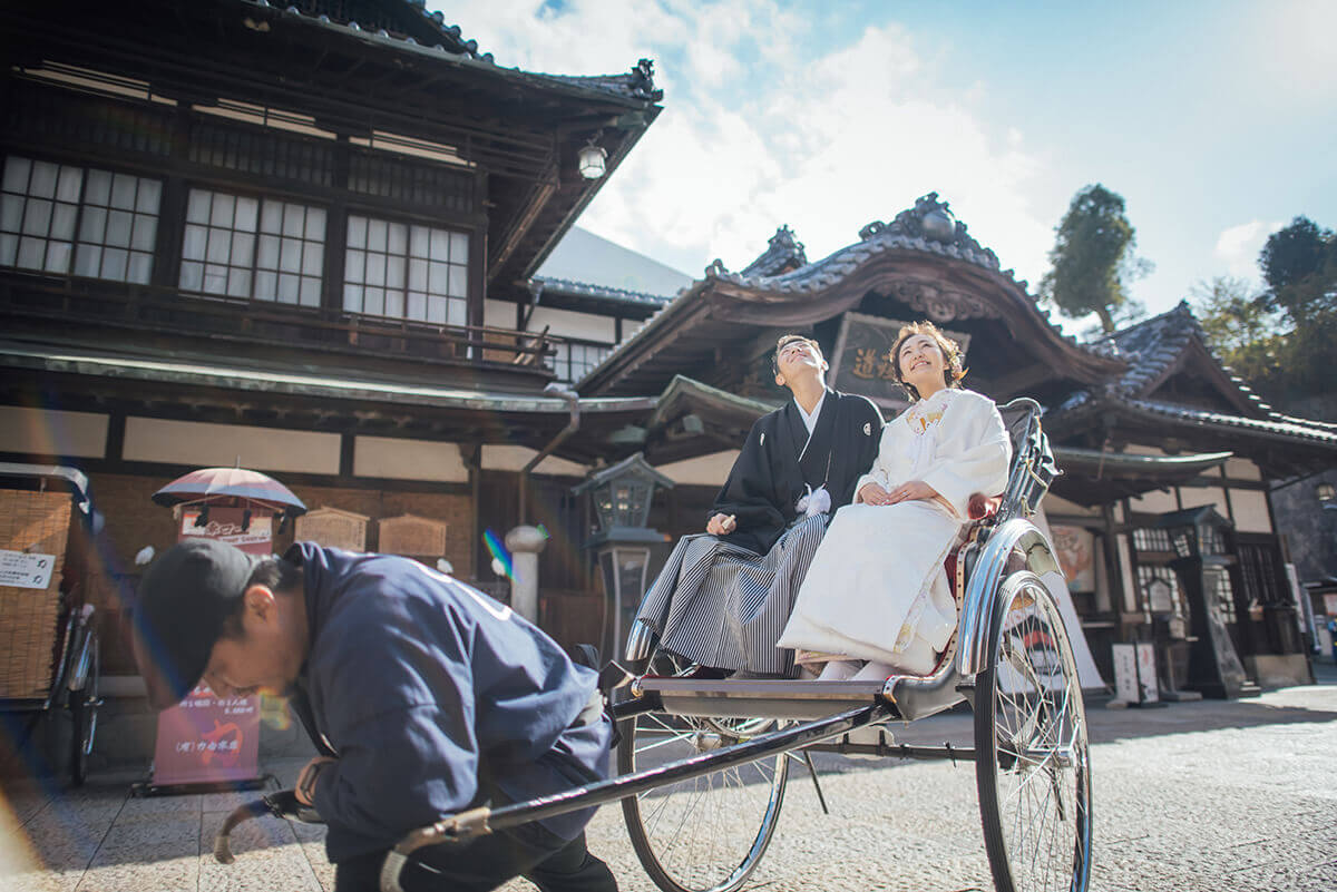 道後溫泉與道後公園 /外景地[松山/日本]