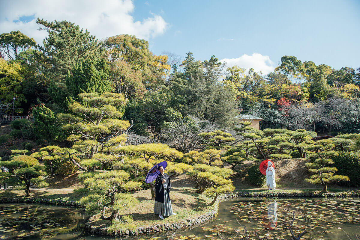 道後溫泉與道後公園 /外景地[松山/日本]