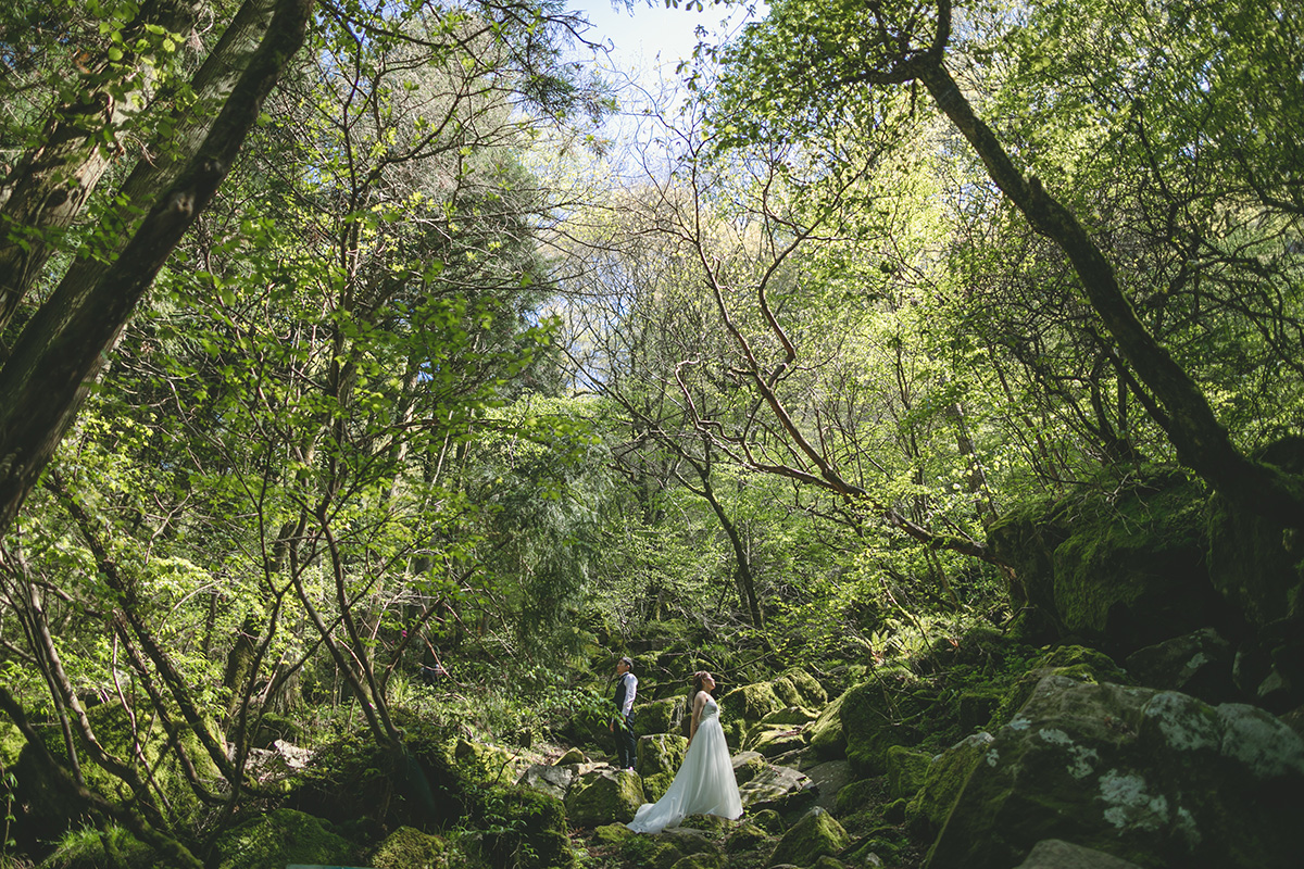 上林森林公園松山婚紗攝影[在日本拍攝婚紗照]La-vie Photography