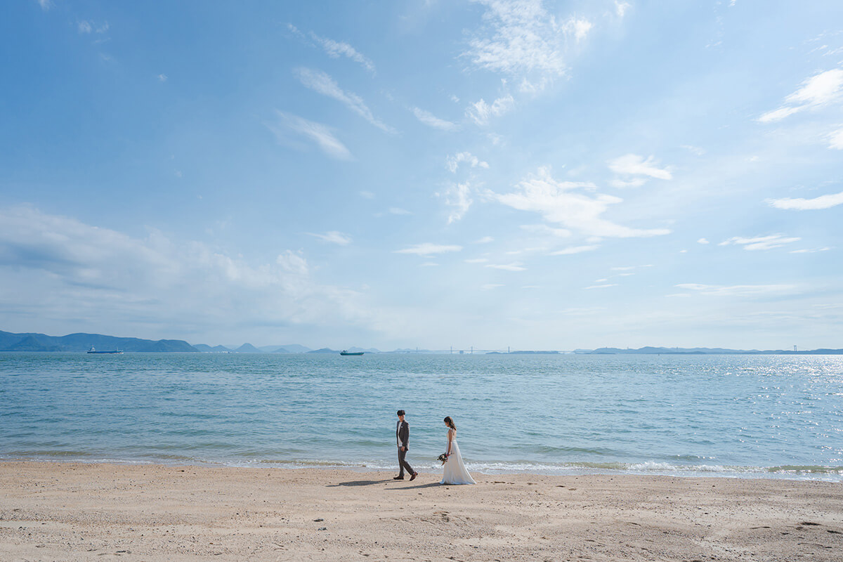 澀川海水浴場/外景地[岡山/日本]