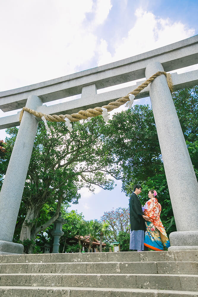 波上宮/外景地[沖繩/日本]