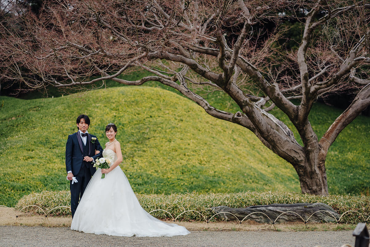 小石川後樂園東京婚紗攝影[在日本拍攝婚紗照]La-vie Photography