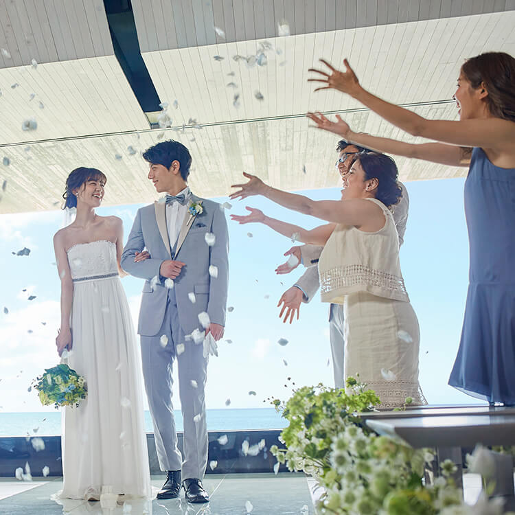 日本沖繩Sea shell blue婚禮